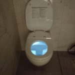 Smart toilet with LED lighthing