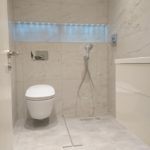 Smart toilet with LED lighthing