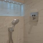 Shower with LED lighthing